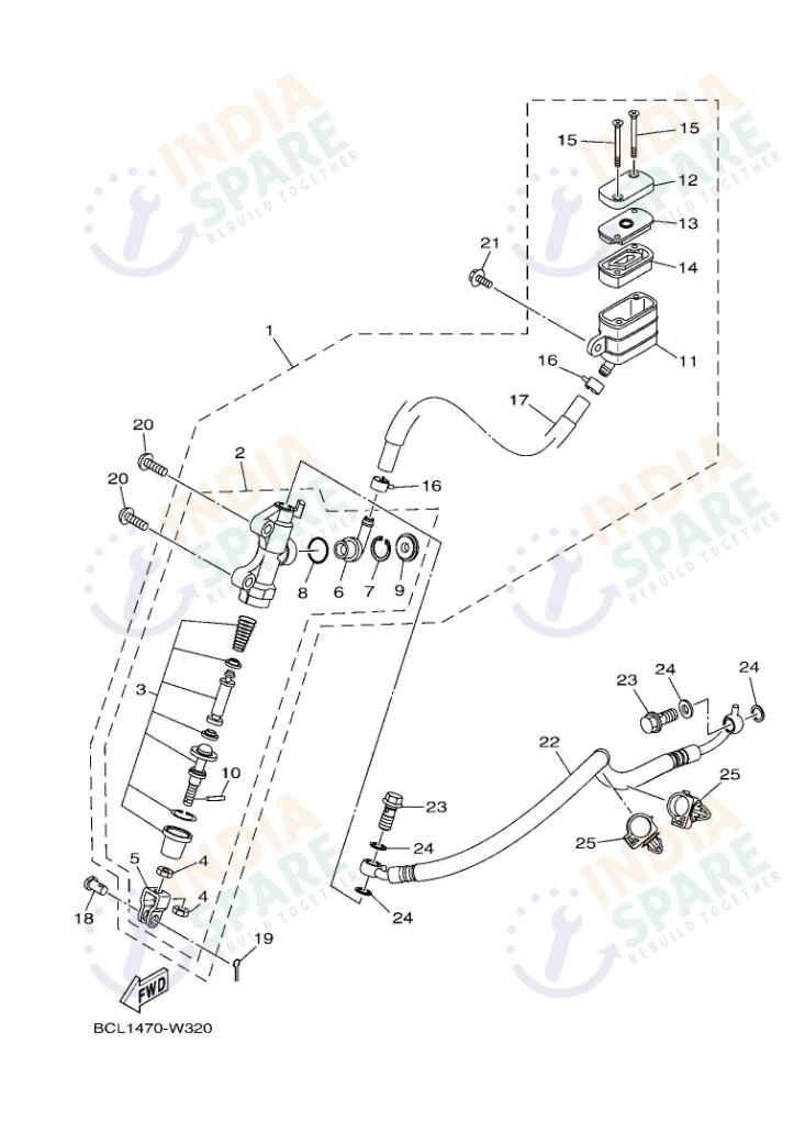 REAR MASTER CYLINDER